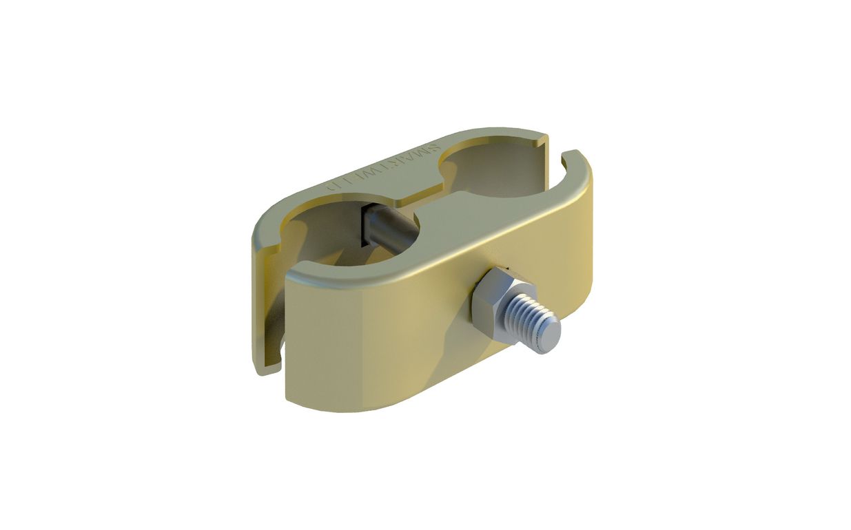 Heavy duty temporary fence panel clamp