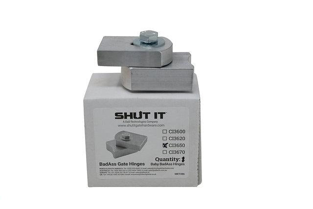 SHUT IT CI3650 Aluminum Baby BadAss Hinge - FenceSupplyCo.com