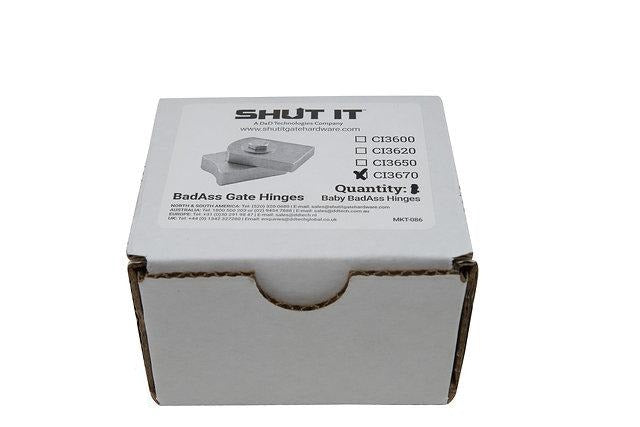 SHUT IT CI3670 Combination Baby BadAss Hinge - FenceSupplyCo.com