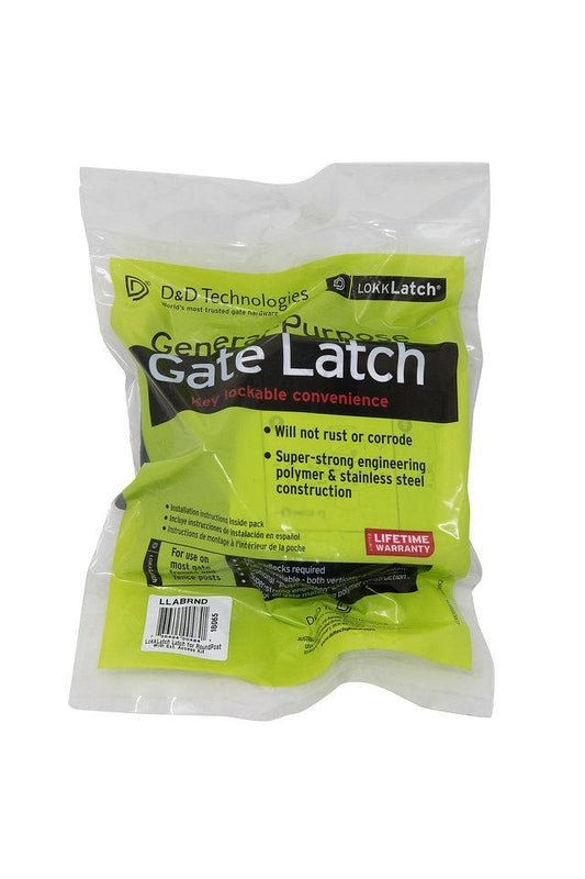 D&D LokkLatch Round Post  - LLABRND - FenceSupplyCo.com