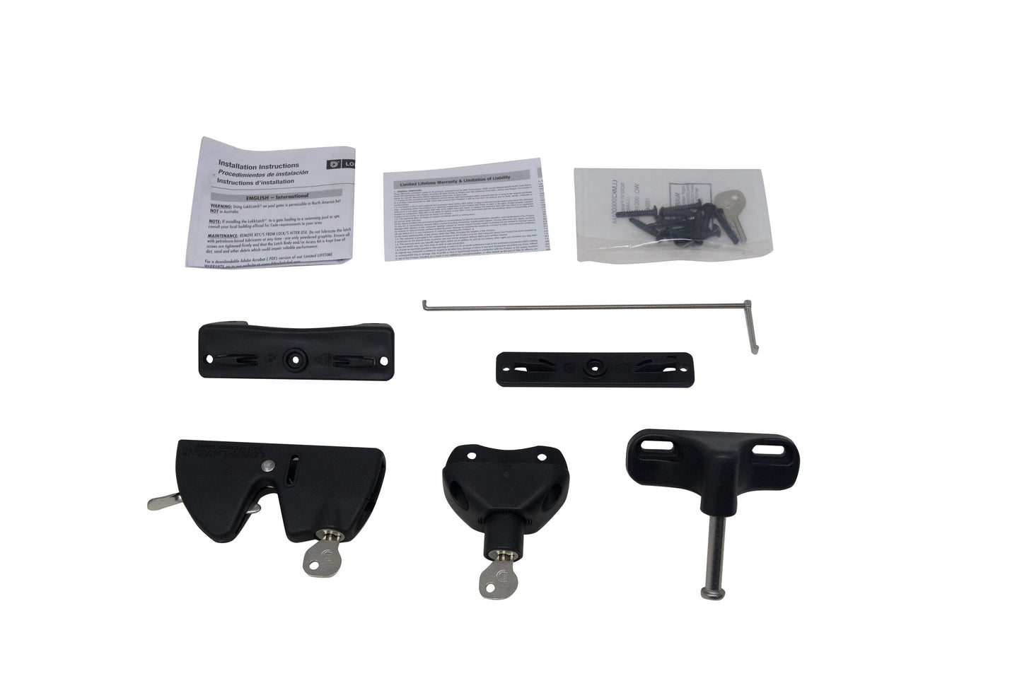 D&D LokkLatch Series 2 With Easy Access Kit - LLAAB - FenceSupplyCo.com