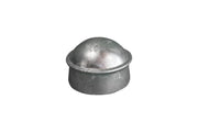 Dome Top Round Post Cap Galvanized - FenceSupplyCo.com