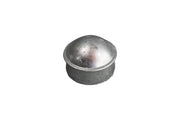 Dome Top Round Post Cap Galvanized - FenceSupplyCo.com