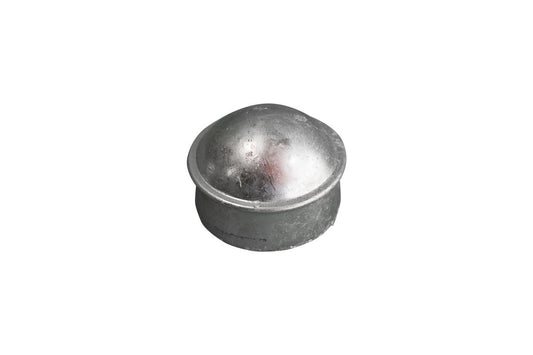 Dome Top Round Post Cap Galvanized - FenceSupplyCo.com