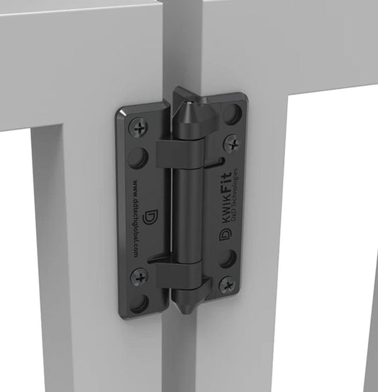 D&D KwikFit Hinge Plain Pivoting- Pair KFP - FenceSupplyCo.com