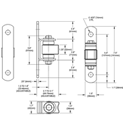 SHUT IT CI3770 Half Bolt-on BadAss Hinge - FenceSupplyCo.com