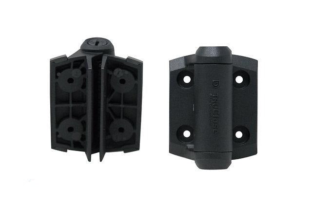 D&D TruClose Hinge with Alignment Legs - TCA1L2S3BT - FenceSupplyCo.com