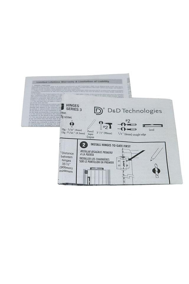 D&D TruClose Hinge - TCA2L2S3BT - FenceSupplyCo.com